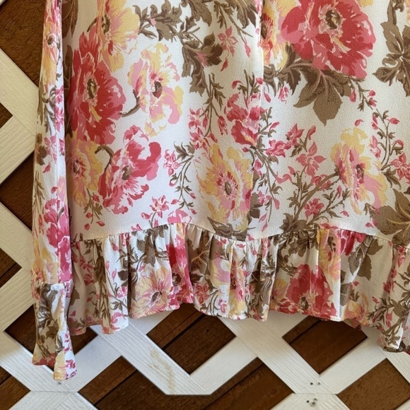 Reformation Beesley floral mini dress in Farrah size 8 - Picture 13 of 16